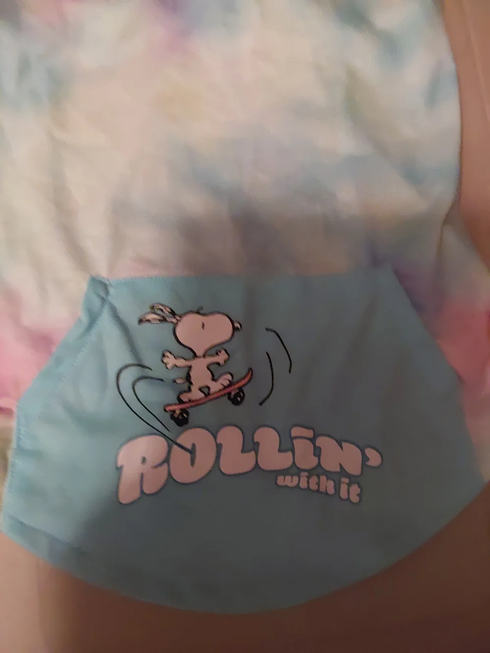 Peanuts Cute Dog Hoodie 'Tshirt' Size Large.